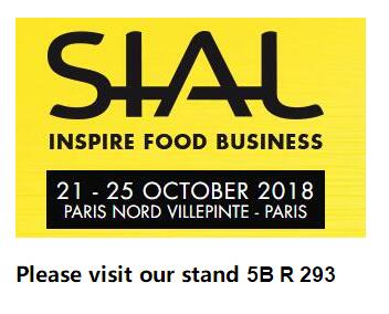 Meeting in SIAL Paris exhibition Booth No. 5B R 293